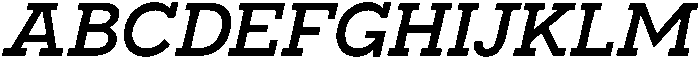 Bramblestone Slab Bold Italic otf (700) Font UPPERCASE