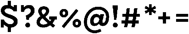 Bramblestone Slab Bold otf (700) Font OTHER CHARS