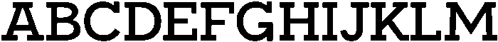 Bramblestone Slab Bold otf (700) Font UPPERCASE