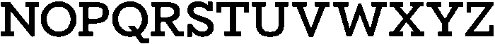 Bramblestone Slab Bold otf (700) Font UPPERCASE