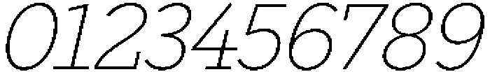 Bramblestone Slab Light Italic otf (300) Font OTHER CHARS