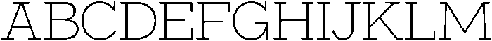 Bramblestone Slab Light otf (300) Font UPPERCASE