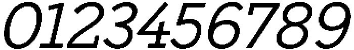 Bramblestone Slab Medium Italic otf (500) Font OTHER CHARS