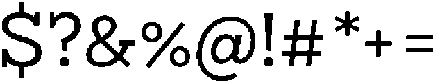 Bramblestone Slab Medium otf (500) Font OTHER CHARS
