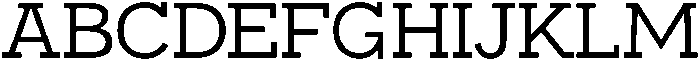 Bramblestone Slab Medium otf (500) Font UPPERCASE