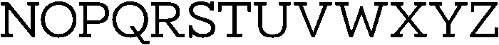Bramblestone Slab Medium otf (500) Font UPPERCASE