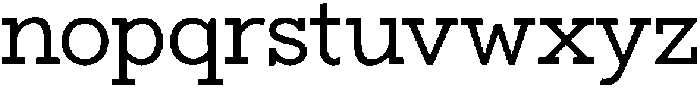 Bramblestone Slab Medium otf (500) Font LOWERCASE