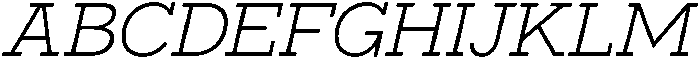 Bramblestone Slab Regular Italic otf (400) Font UPPERCASE