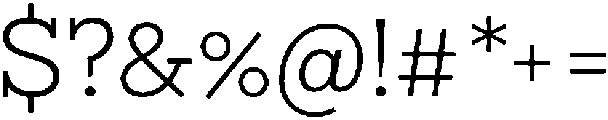 Bramblestone Slab Regular otf (400) Font OTHER CHARS