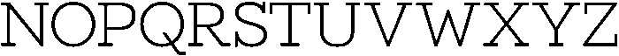 Bramblestone Slab Regular otf (400) Font UPPERCASE