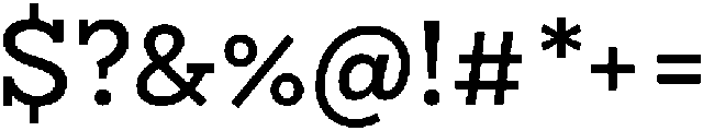 Bramblestone Slab SemiBold otf (600) Font OTHER CHARS