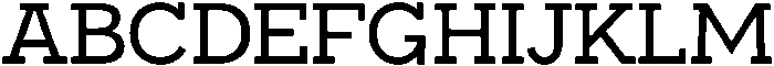 Bramblestone Slab SemiBold otf (600) Font UPPERCASE