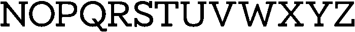 Bramblestone Slab SemiBold otf (600) Font UPPERCASE