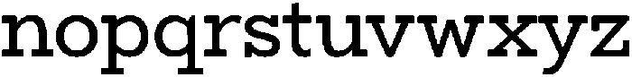 Bramblestone Slab SemiBold otf (600) Font LOWERCASE