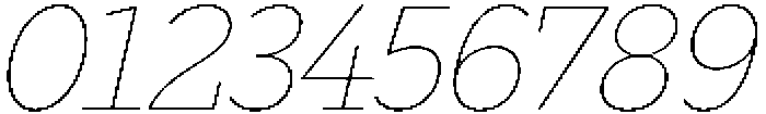 Bramblestone Slab Thin Italic otf (100) Font OTHER CHARS
