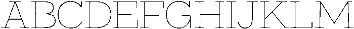 Bramblestone Slab Thin otf (100) Font UPPERCASE