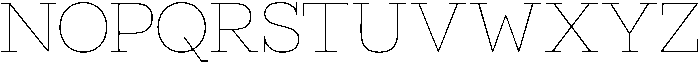 Bramblestone Slab Thin otf (100) Font UPPERCASE