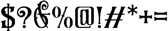 BramesonSpencer-Regular otf (400) Font OTHER CHARS