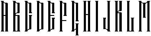 Branch Regular otf (400) Font UPPERCASE