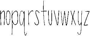 Branch Regular otf (400) Font LOWERCASE