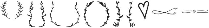 Branches otf (400) Font LOWERCASE
