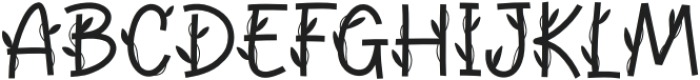 BranchyRegular otf (400) Font UPPERCASE