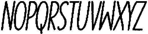 Branco Chalk Italic otf (400) Font UPPERCASE