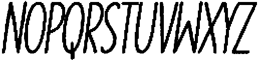 Branco Dashed Italic otf (400) Font UPPERCASE