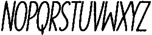 Branco Dashed Italic otf (400) Font LOWERCASE