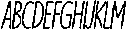 Branco Pen Italic otf (400) Font UPPERCASE