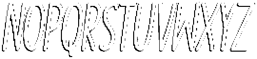 Branco Shadow Italic otf (400) Font UPPERCASE