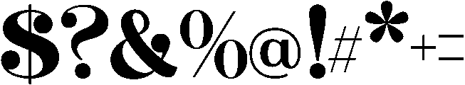 Brand otf (400) Font OTHER CHARS