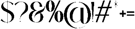 Branda otf (400) Font OTHER CHARS