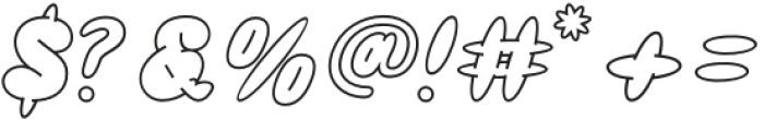 Brandbel Regular otf (400) Font OTHER CHARS