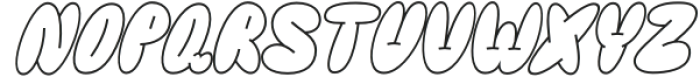 Brandbel Regular otf (400) Font UPPERCASE