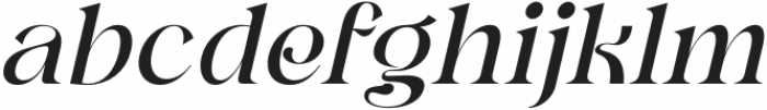 Branding Aliskaje Italic otf (400) Font LOWERCASE