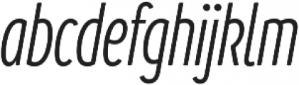 Branding SF Cmp SemiLight It otf (300) Font LOWERCASE