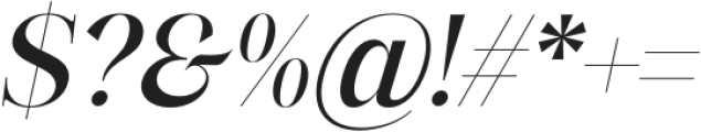 Branela-Italic otf (400) Font OTHER CHARS