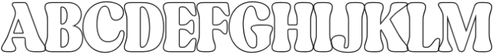 Branger Outline otf (400) Font UPPERCASE