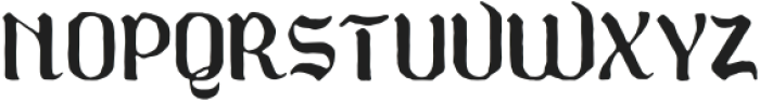 Brantans Regular otf (400) Font UPPERCASE