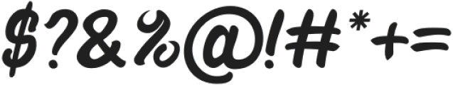 Brasgo Regular otf (400) Font OTHER CHARS
