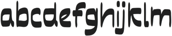 BrasherRegular otf (400) Font LOWERCASE