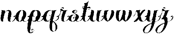 Brasstape Italic otf (400) Font LOWERCASE