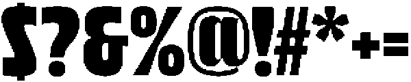 Bratva Bold otf (700) Font OTHER CHARS