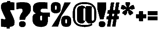 Bratva ExtraBold otf (700) Font OTHER CHARS