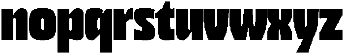 Bratva ExtraBold otf (700) Font LOWERCASE