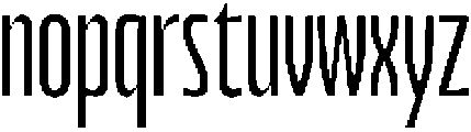 Bratva ExtraLight otf (200) Font LOWERCASE