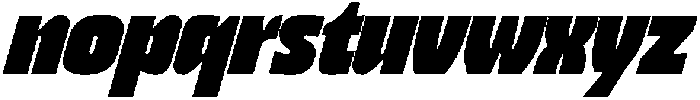 Bratva Heavy Slant otf (800) Font LOWERCASE