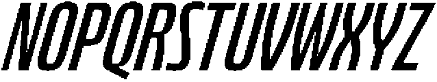 Bratva Light Slant otf (300) Font UPPERCASE
