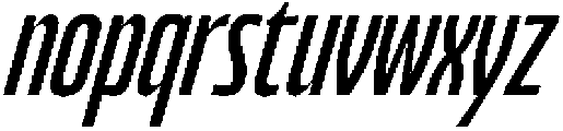 Bratva Light Slant otf (300) Font LOWERCASE